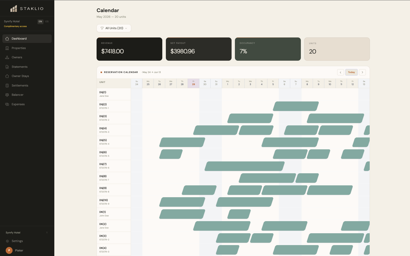 Calendar